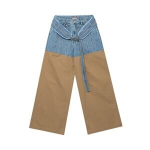 Private Policy NY Waist bag washed denim combo pants